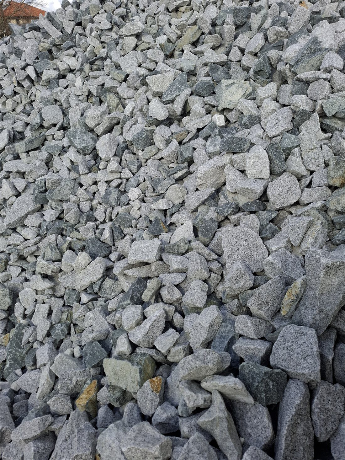 Ballast (60mm) in use on a Perth job, supplied and delivered across Perth by Red Sand Supplies