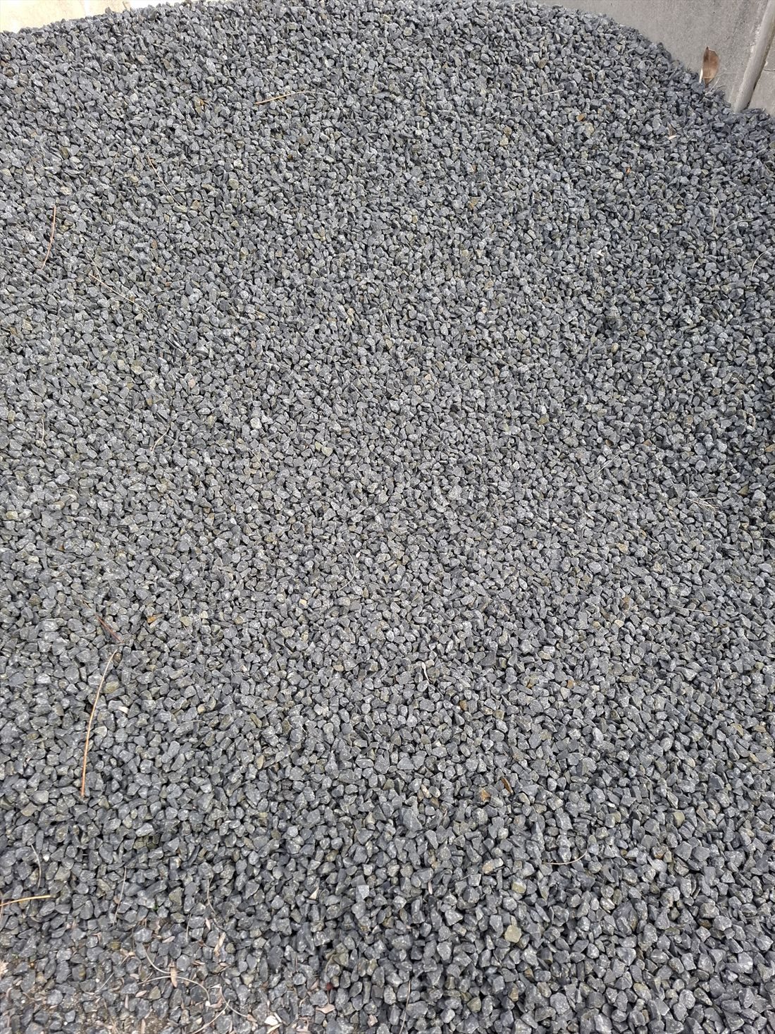 Basalt (20mm) in use on a Perth job, supplied and delivered across Perth by Red Sand Supplies