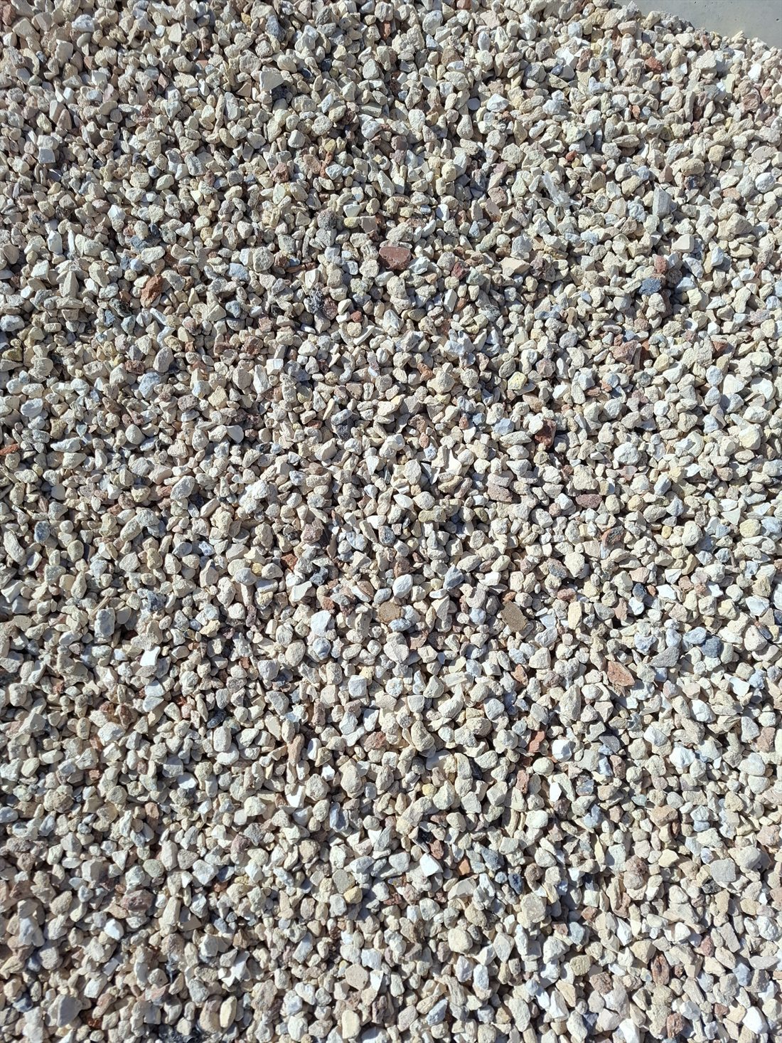 Cream Crushed Brick close up, supplied and delivered across Perth by Red Sand Supplies