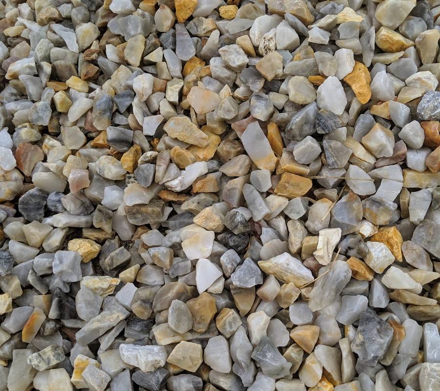 Rainbow Quartz (-25mm +16mm) close up, supplied and delivered across Perth by Red Sand Supplies