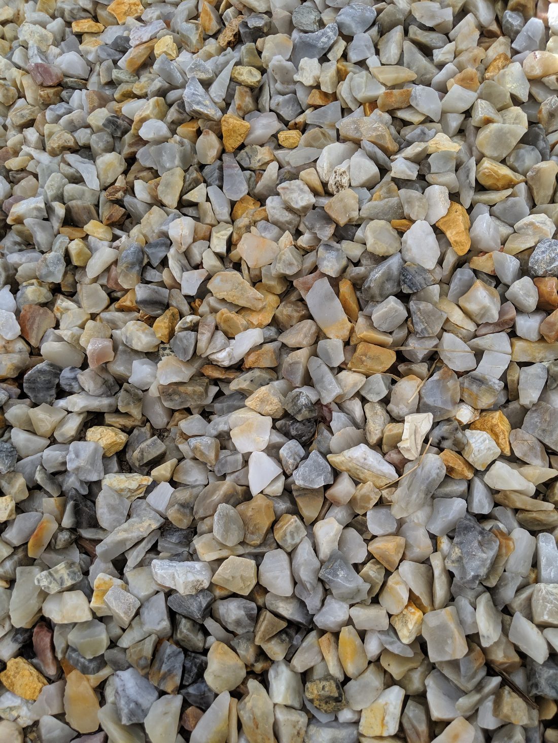 Rainbow Quartz (-25mm +16mm) close up, supplied and delivered across Perth by Red Sand Supplies